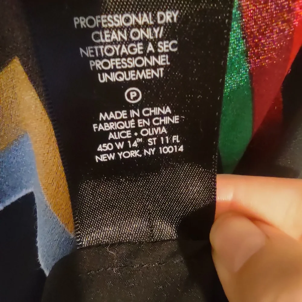 Multicolor Chevron Pattern Dress - Picture 6 of 8